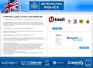 Met Police Ransomware Virus